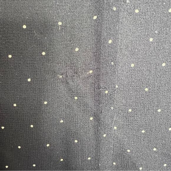 Vintage 90s Robbie Lee Silk Black Polka Dot Maxi Dress NWT Size 10 - Picture 6 of 6